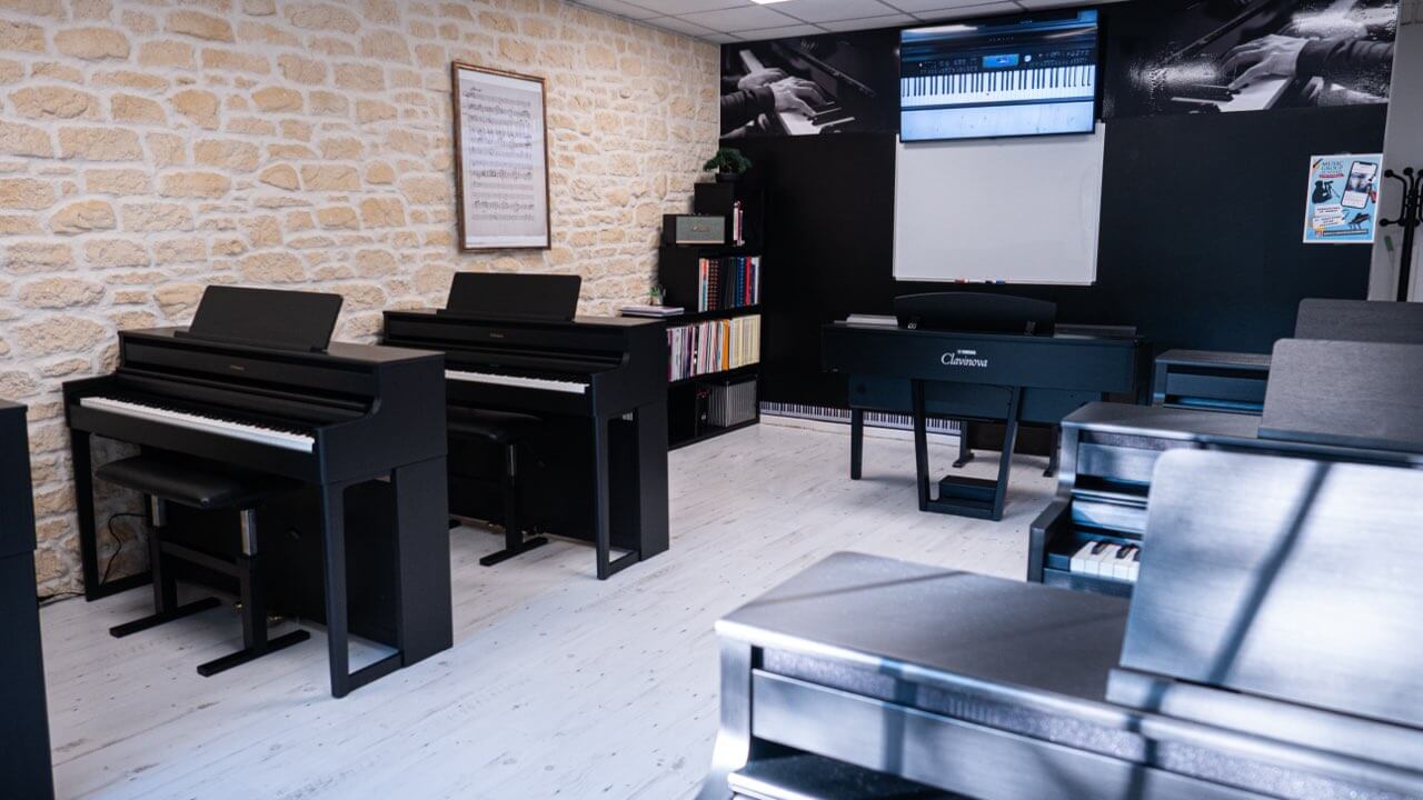 salle de cours de piano à Montpellier