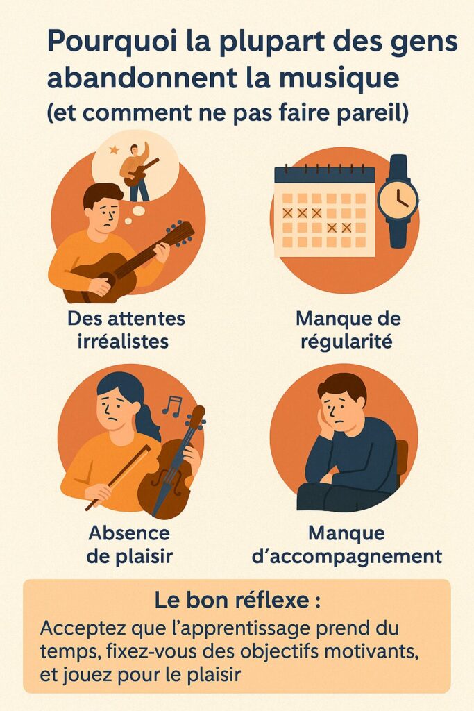 abandonner la musique