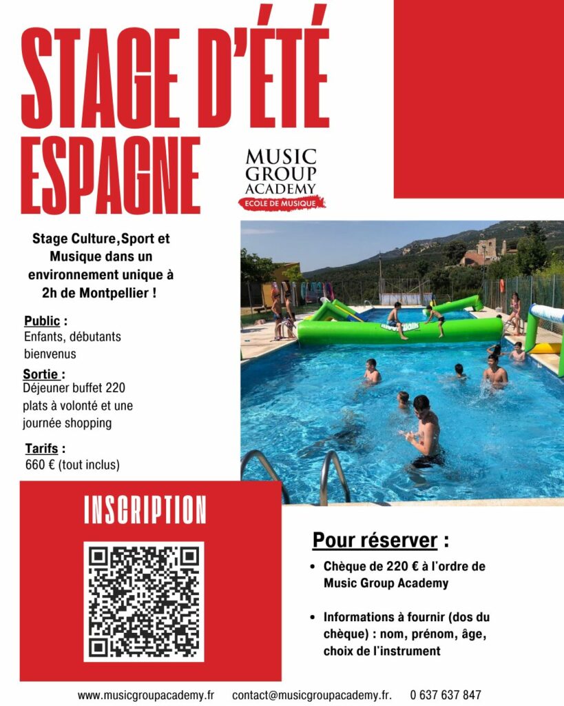 Le Stage musical en Espagne vous tend les bras !
