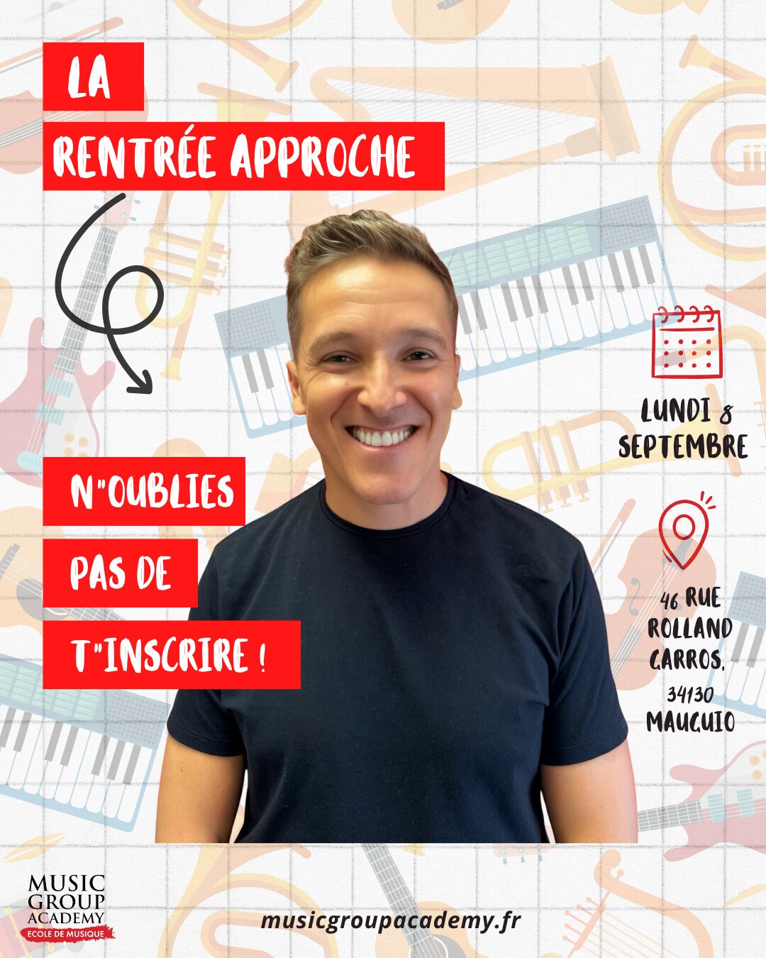 Rentrée musicale 2025 à Mauguio – Inscriptions ouvertes à Music Group Academy