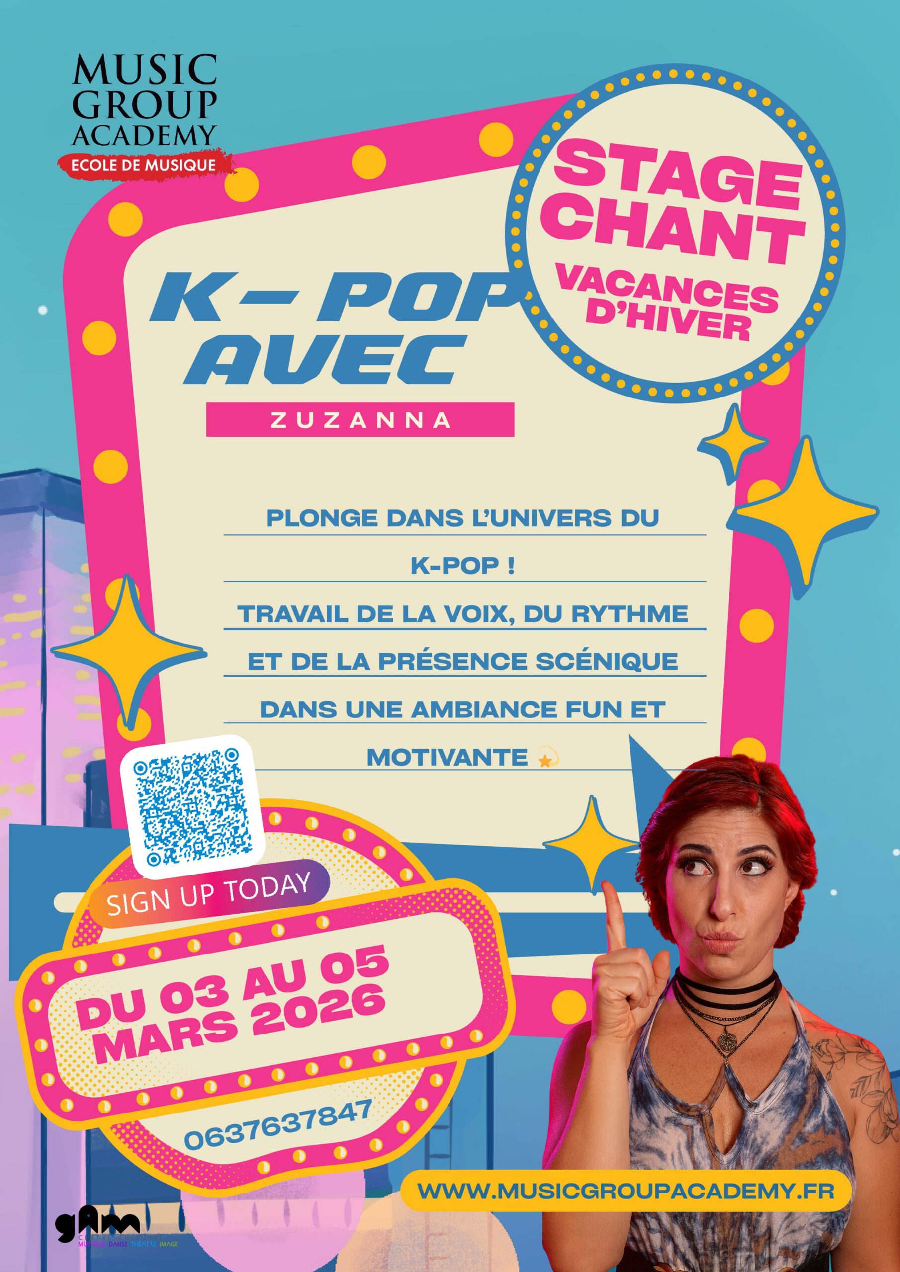 🎤 Stage K-Pop – Vacances d’Hiver chez Music Group Academy : Une immersion artistique unique