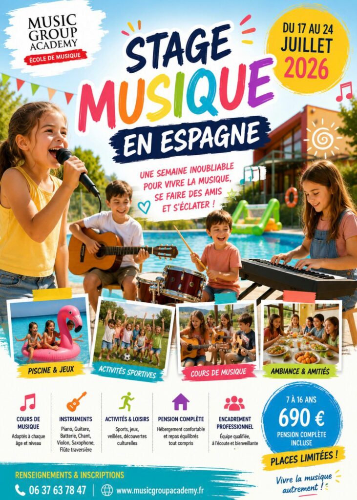 stage d'ete musique