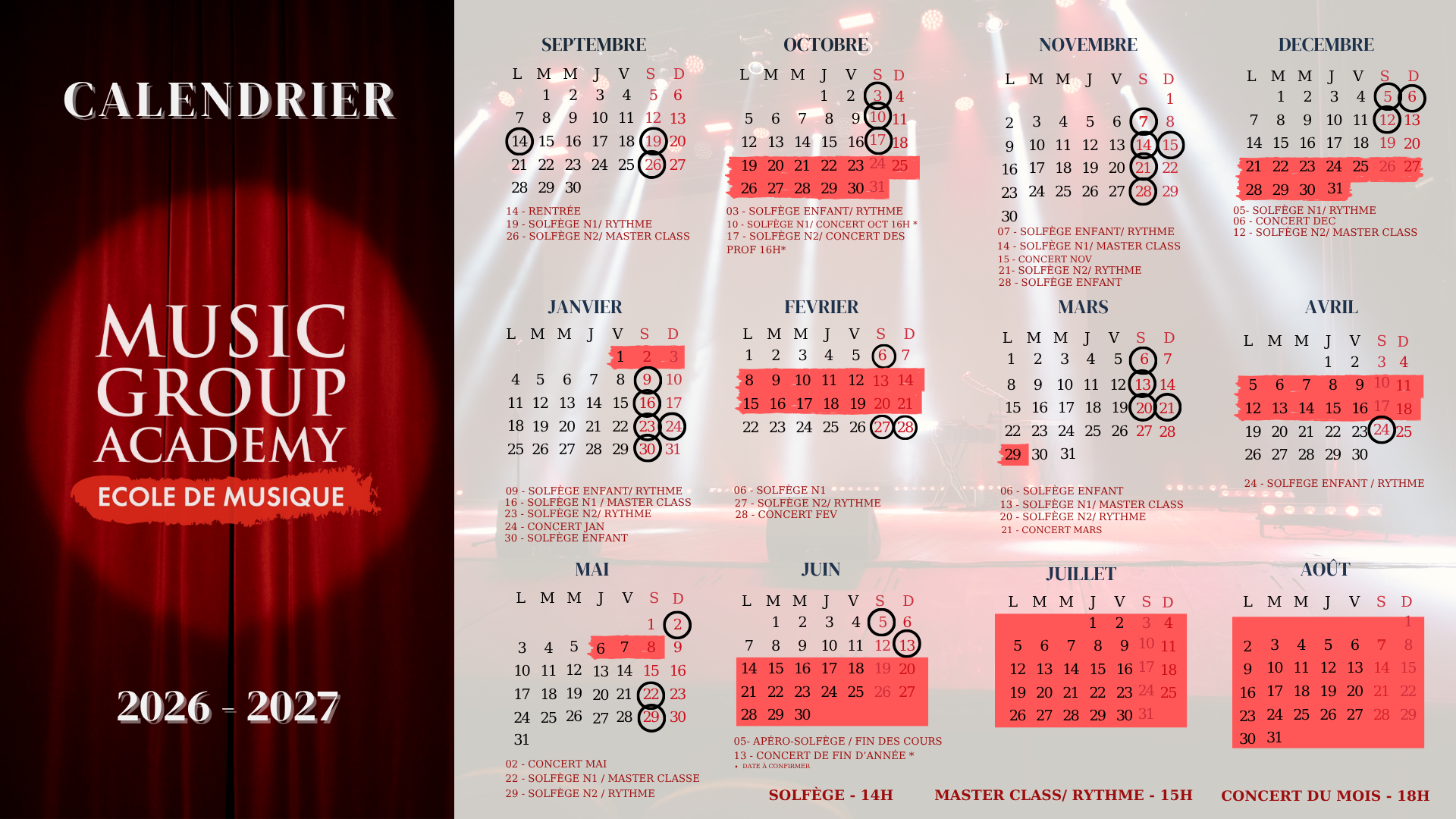 Stages de musique Montpellier