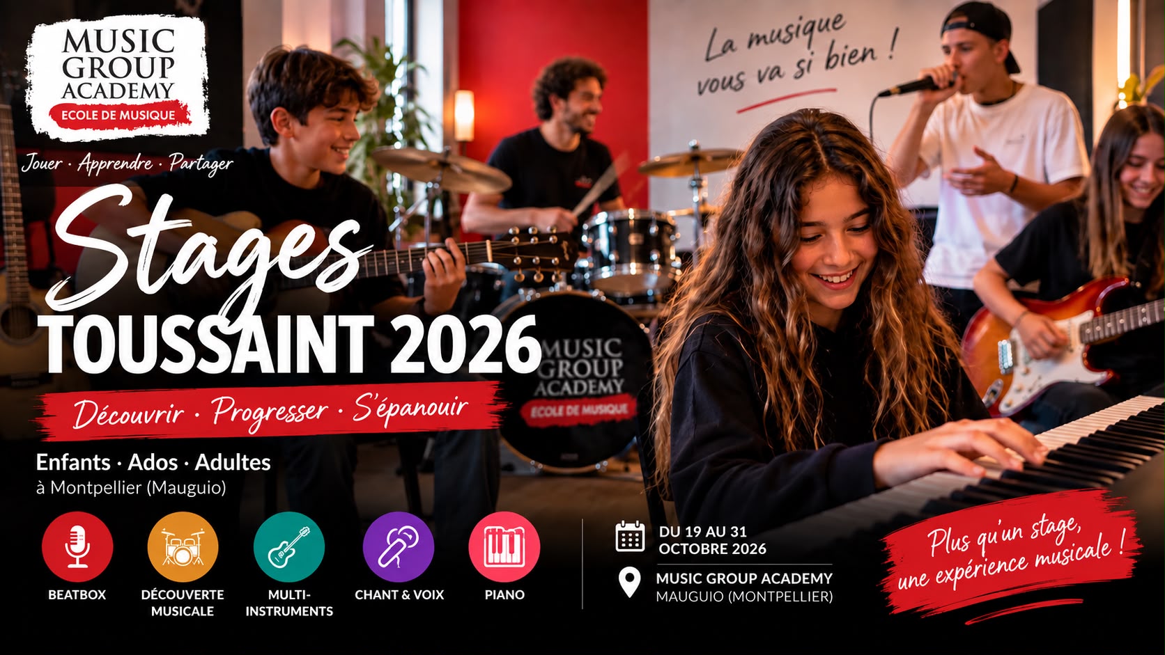 Stage musique Toussaint